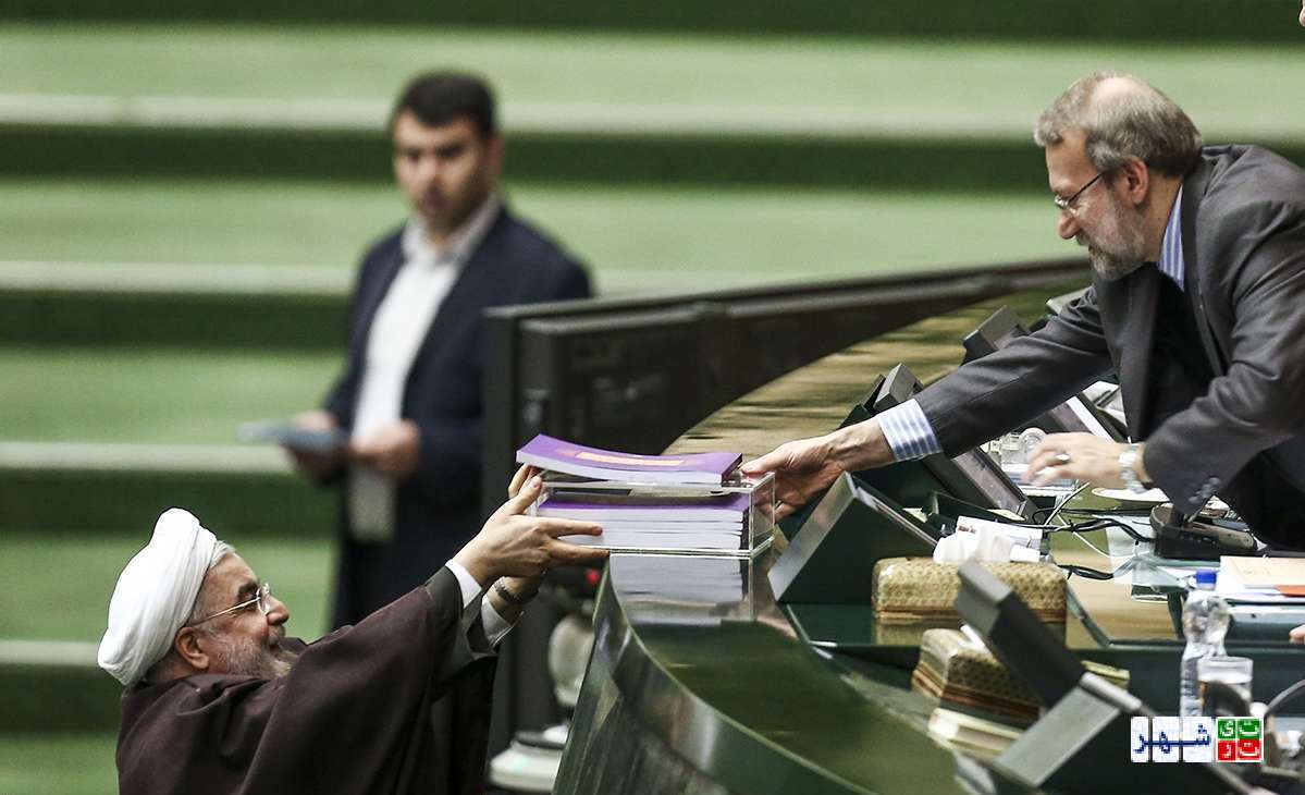 رونویسی روحانی از احمدی‌نژاد در اعتراض به تغییرات بودجه در مجلس
