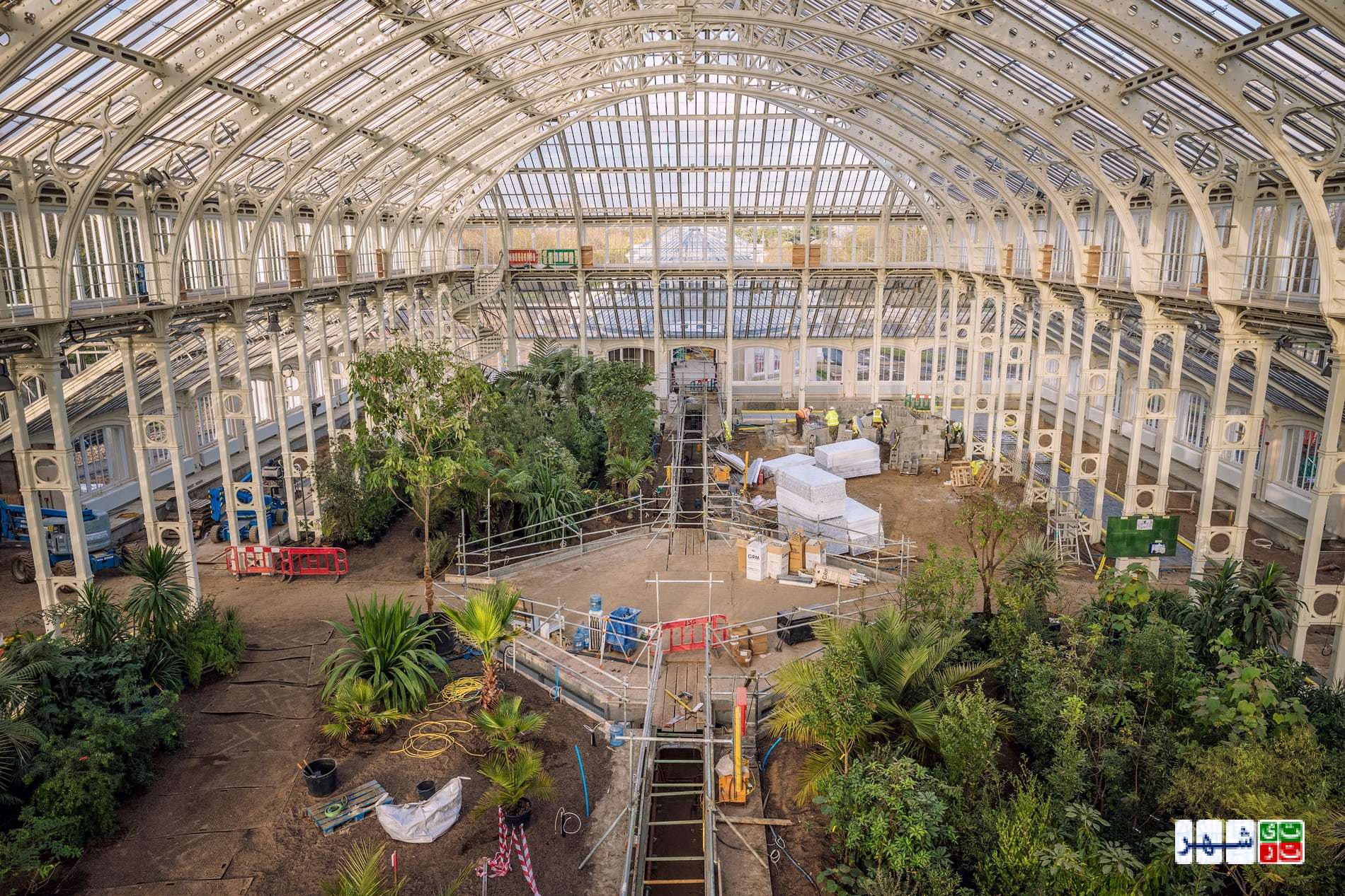 بازسازی باغ گیاه شناسیِ سلطنتیِ کیو/ بزرگترین بازمانده گلخانه ویکتوریا در جهان