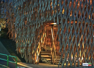 معماری مدرن با چوب بامبو/ معماری سازگار با محیط زیست