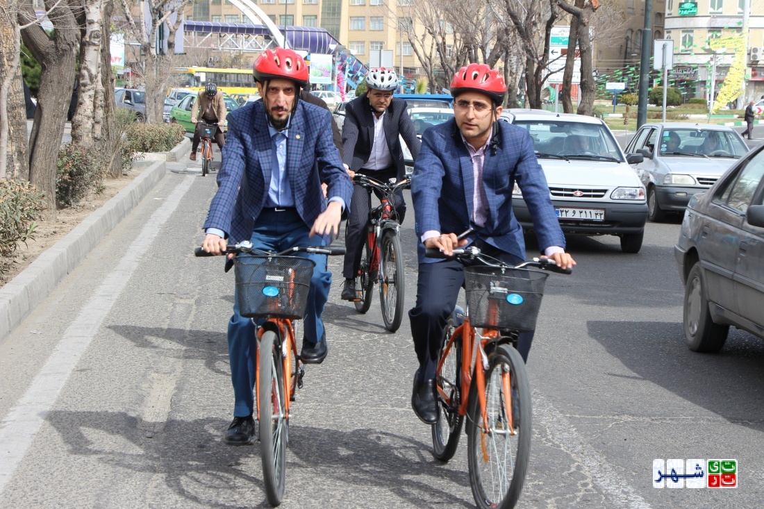 اجرای طرح «دانش آموزان دوچرخه سوار »در جنوب تهران