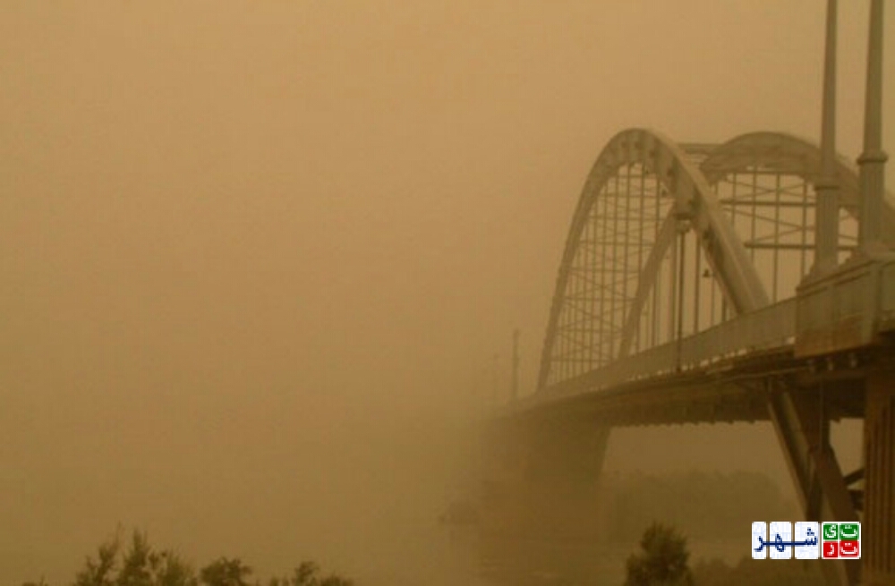 گرد و غبار محلی برخی نقاط خوزستان را فرا می گیرد