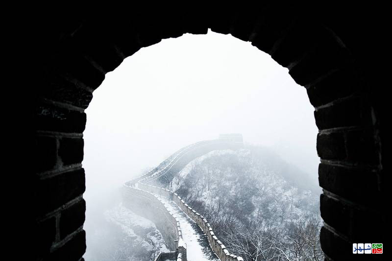 دیوار چین سفیدپوش شد +عکس