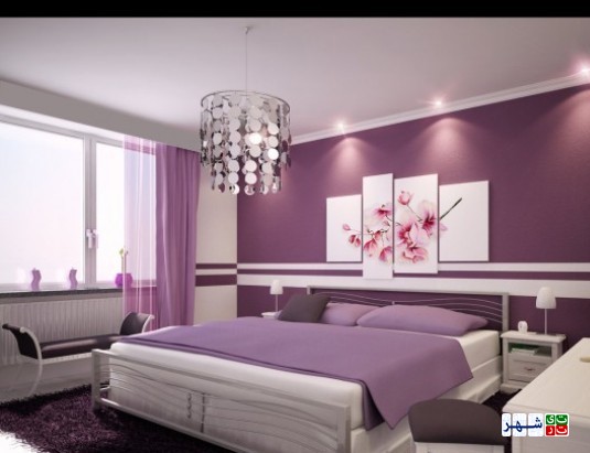 ترکیب رنگ و چیدمان مبلمان در طراحی اتاق خواب