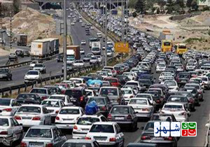 وضعیت ترافیک در آزادراه کرج – تهران