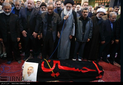 مراسم تشییع داود احمدی نژاد