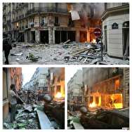 تصاویری از انفجار مهیب در پاریس