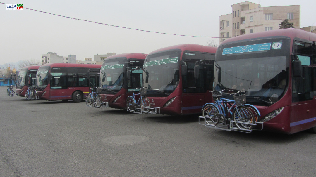 تسهیلات ویژه ناوگان اتوبوسرانی شهر تهران به دوچرخه سواران/ با دوچرخه سوار اتوبوس های پایتخت شوید!