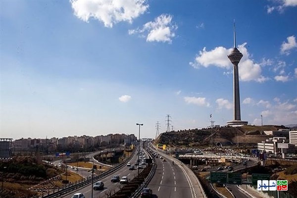 کیفیت هوای تهران با شاخص 60 سالم است