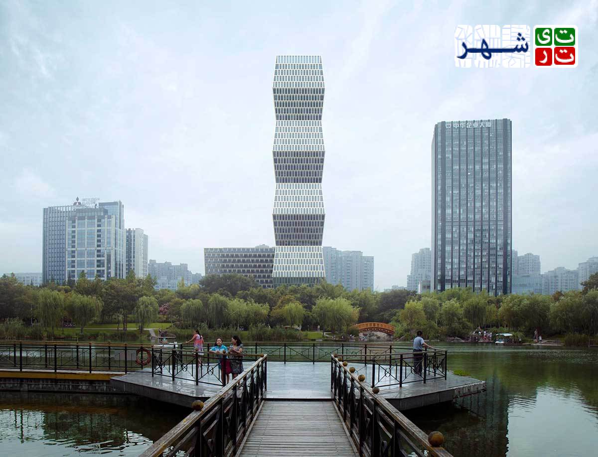 طراحی برج اداری تجاری سوهو شانگهای با الگوی زیگزاگ