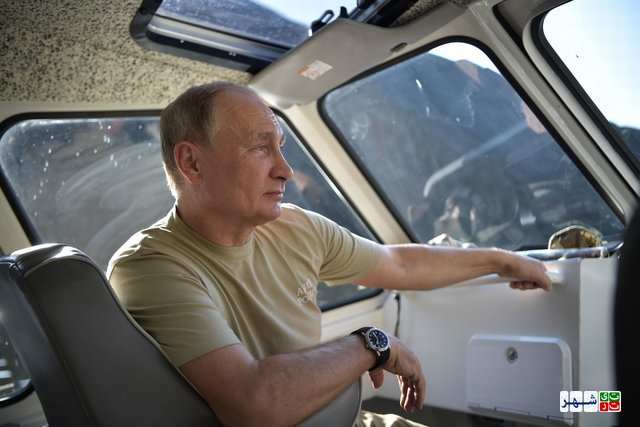تعطیلات پوتین به همراه روسای ارشد امنیتی در سیبری+تصاویر