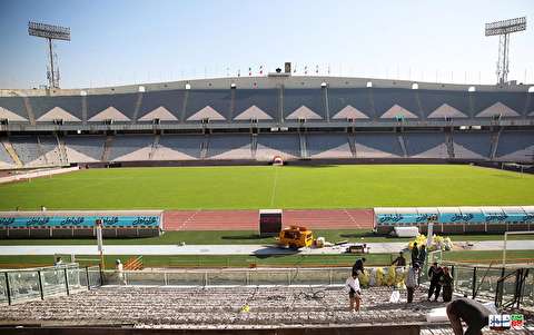 ورزشگاه آزادی برای فینال لیگ آسیا آماده می شود