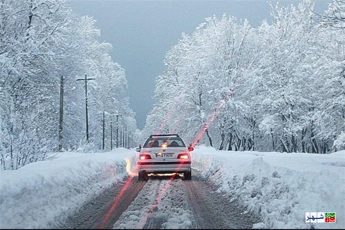 بارش برف و باران و کاهش ترافیک در برخی جاده‌های کشور