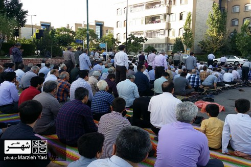نماز عیدفطر در محله تهرانپارس