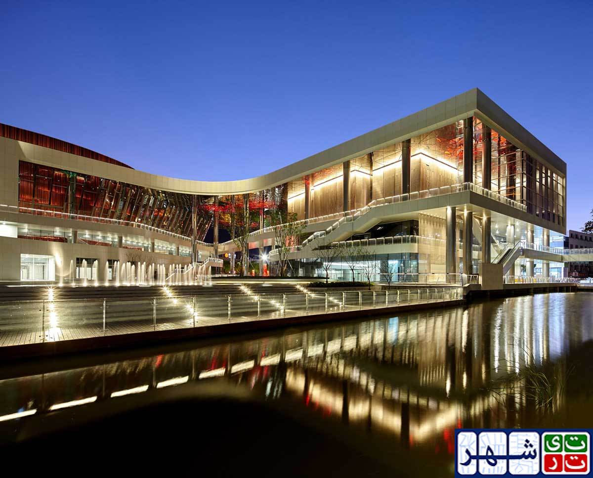 طراحی تئاتر بزرگ مجموعه فرهنگی Kunshan