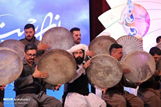 اختتامیه نهمین جشنواره بین المللی دف نوای رحمت
