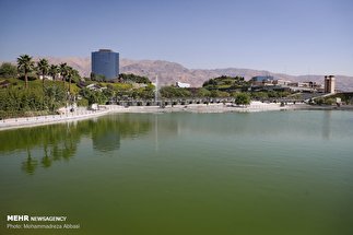 افتتاح دریاچه و محوطه باغ هنر