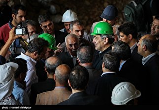 بازدید شهردار تهران از پروژه‌های زیرگذر پل گیشا و استاد معین