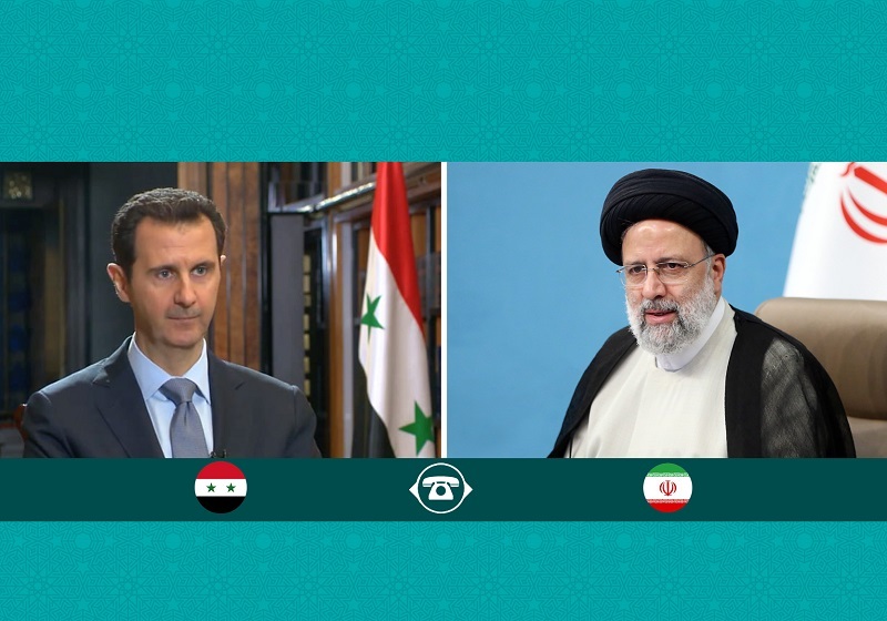 گفت‌وگوی تلفنی رئیسی با بشار اسد